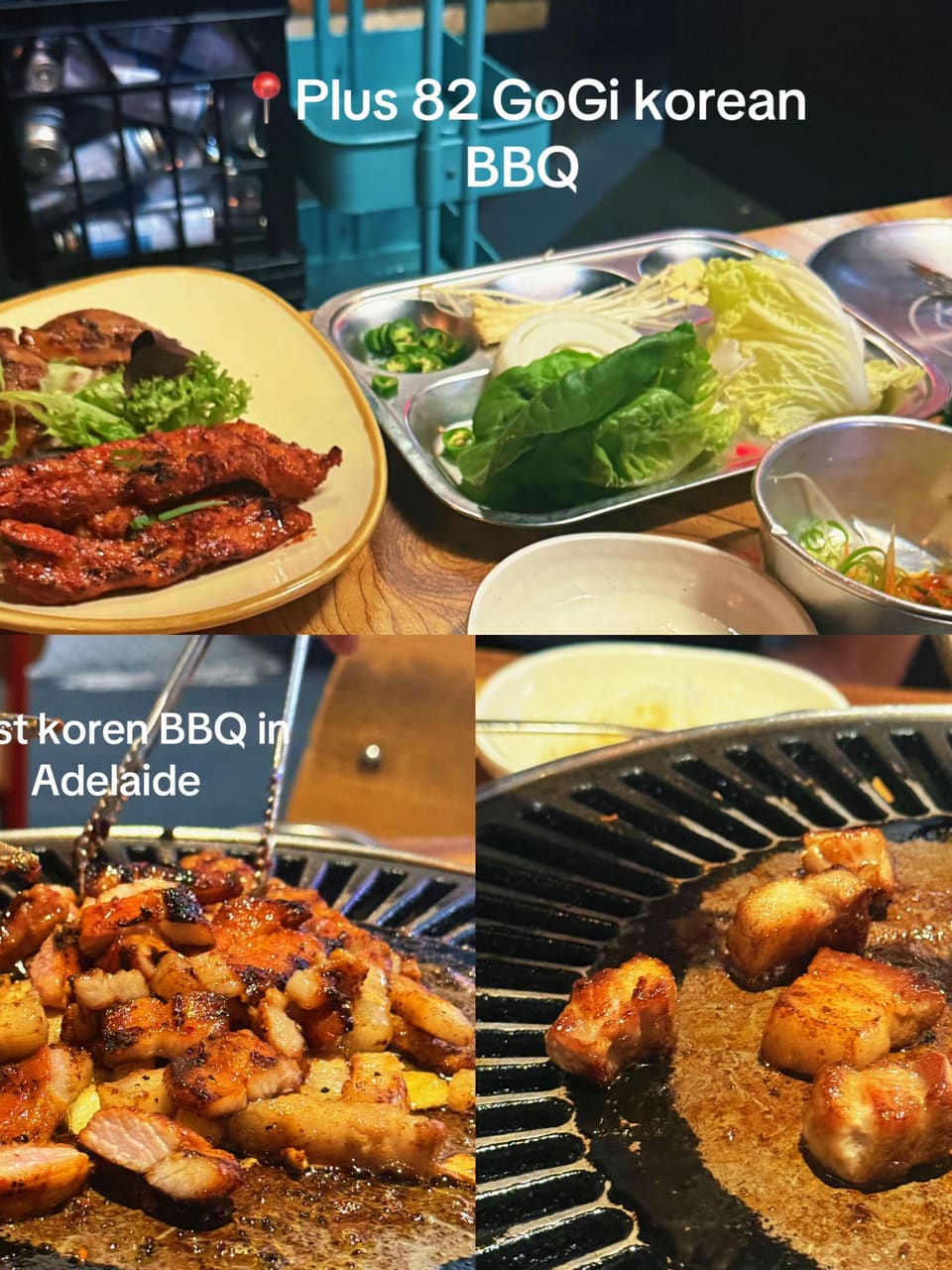 Korean BBQ at Plus 82 GoGi, Adelaide